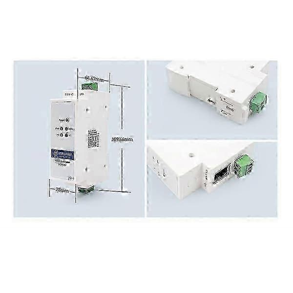 USR-DR302 DIN-skinne seriel RS485 til Ethernet TCP IP servermodul