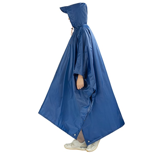 Monikäyttöinen sadeponcho Blå Blå