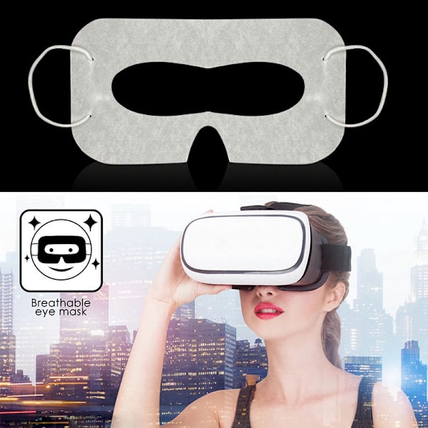 100-pak VR-øjenmasker / engangsbeskyttelse til Meta Quest 3/Pro, Pico 3/4