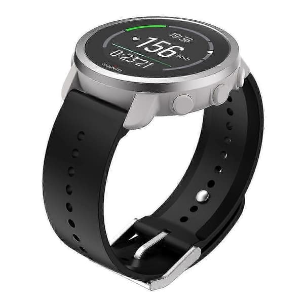 Silikone Urrem Til Suunto 5 Peak Sort Black