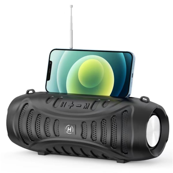Bluetooth-högtalare, Mini Portabelt Utomhushögtalare med Ljudkort (Svart)
