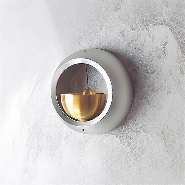 Traditionell butiksklocka för dörröppning, magnetisk klocka silver Silver