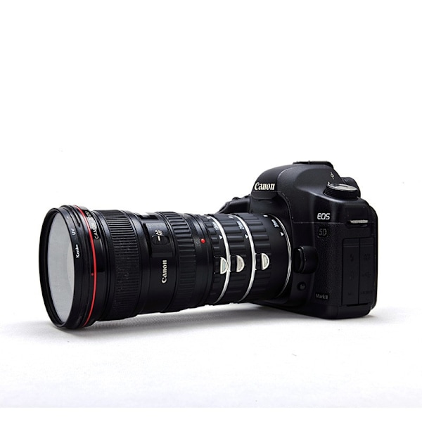 Makro-objektiivi Canon EOS DSLR-kameroille 21 mm 31 mm 13 mm, 3 kpl Silver Sølv