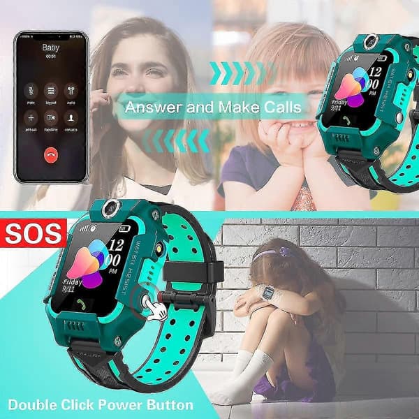 Smartklocka för barn med vattentät design och pekskärm