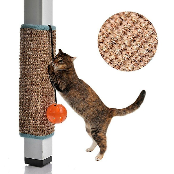 Katt Leksaker Klösbräda Sisalmatta (Sisal Kaffe)