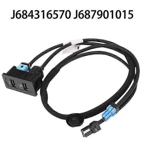 Bil USB-oplader ledningsstik til 3 4 2020-2021 J684316570 J687901015 Interface USB-kabel