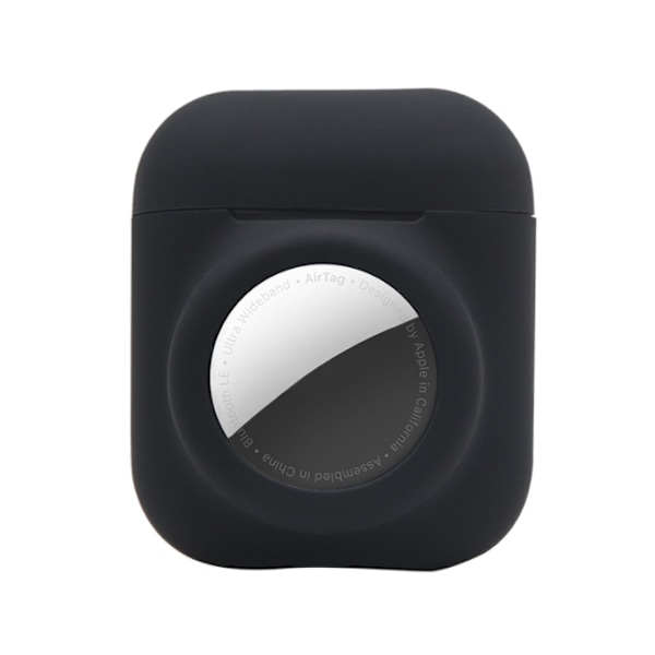 Passer til første og anden generations AirPods beskyttelsesærmer, AirTag beskyttelsesærmer, AirPods beskyttelsesærmer (sort),