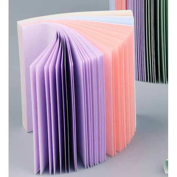 Superklistriga post-it lappar, sticky note-kuber, återanvändbara sticky notes, vattentäta sticky notes