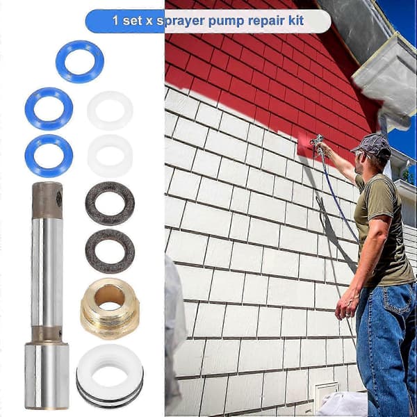 759365 Airlessco Pump Reparationssæt til Airless Pro 119 Sprøjte Sølv Blå Sort Silver Blue Black
