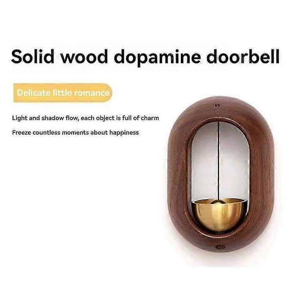 Mässing Dopamin Vindspel Sovrum Hänge Dörrklocka Sommar Vindprydnader Dörrklocka Sugdörr Kopparklocka Hänge