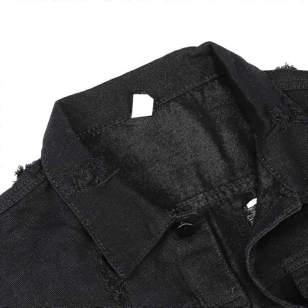 Mystdiy Retro Jeansväst för Män M M