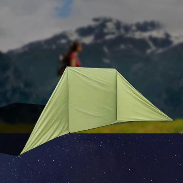 Lättviktigt vindskydd för strandcamping utomhusaktiviteter 3 paneler