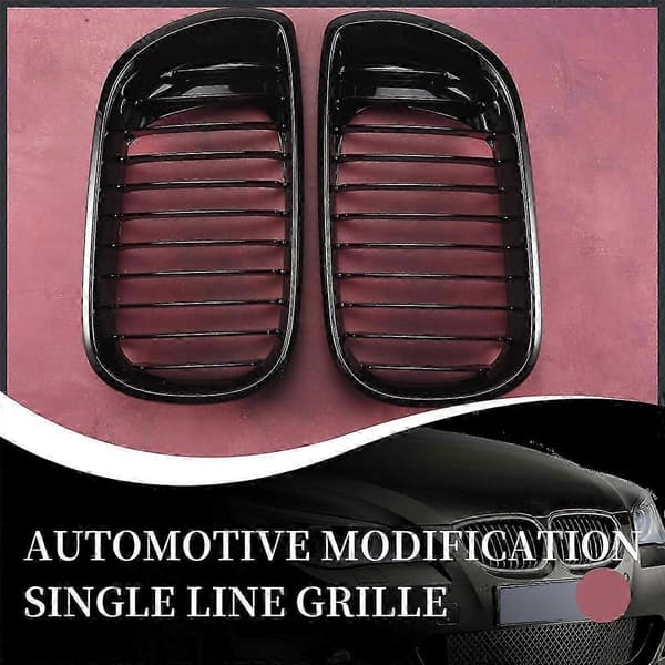 Udskiftning af frontgrill til BMW E46 3-serie 2002-2005 sort