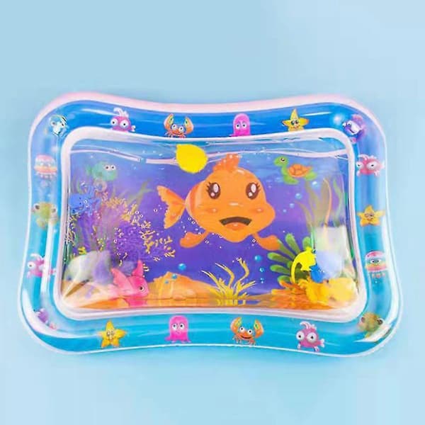 Babyvattenmatta med havsdjurstryck Vattenkudde Spädbarnsleksak för spädbarn Devil Fish