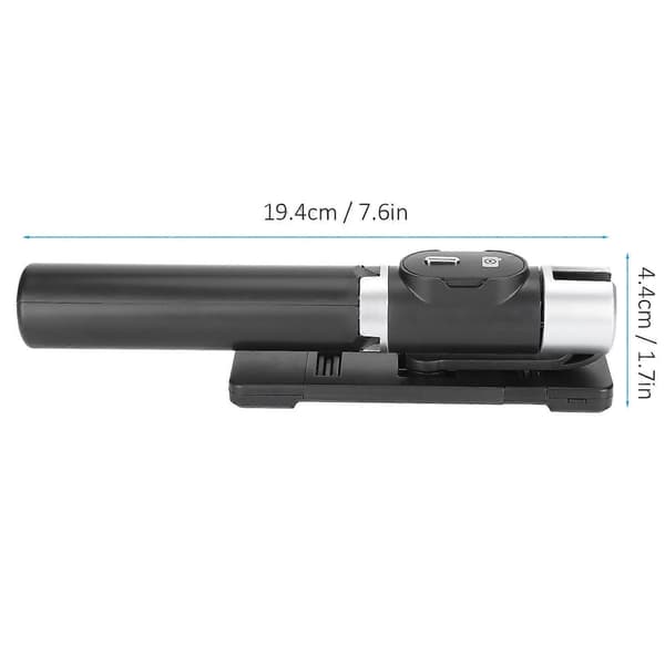 Stativ Selfie Stick med lys Mobiltelefon Trådløs Bluetooth Foldbar Mini StandSort