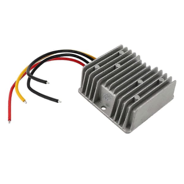 120W DC-konverter 36V 48V til 12V 10A Step Down Spændingsregulatormodul Sølv Silver