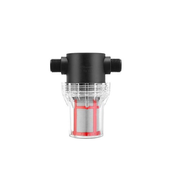 Högflödesnätfilter - 1/2" hankontakt vattenfilter 200 Mesh