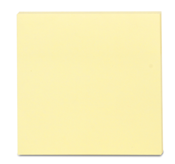 Studie- og kontor sticky notes (7733 (gul 76*76mm))