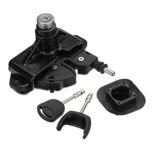 til Transit MK7 2006-2011 Motorhjelmlås og Lås Komplet Sæt med 2 Nøgler sort black