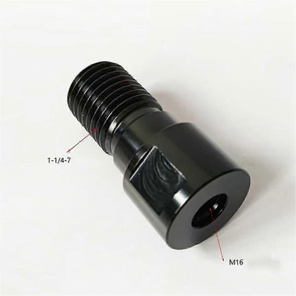 Adapterstik 1-1/4-7 tommer UNC til M16 diamantkerneborebits lynkobling-god