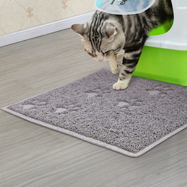 Vandtæt Foder-/Kattesandsbakke Måtte til Katte og Hunde