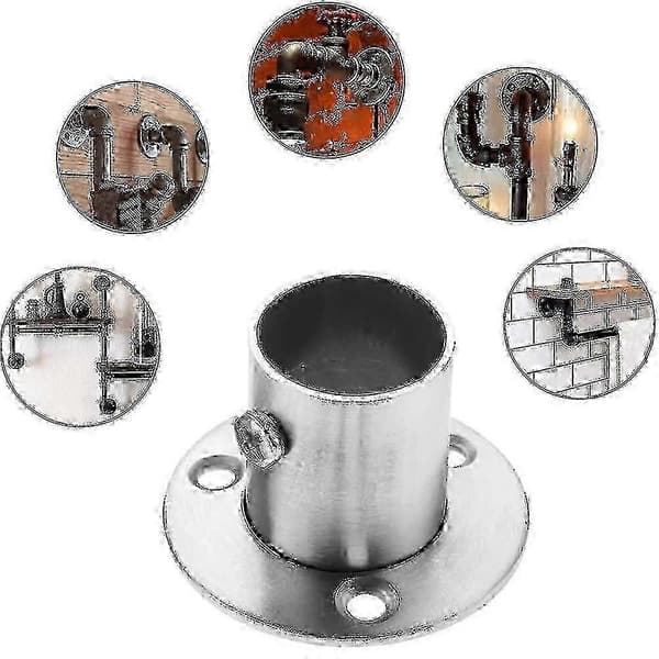 2 X Rørflangeholder i rustfrit stål 22mm