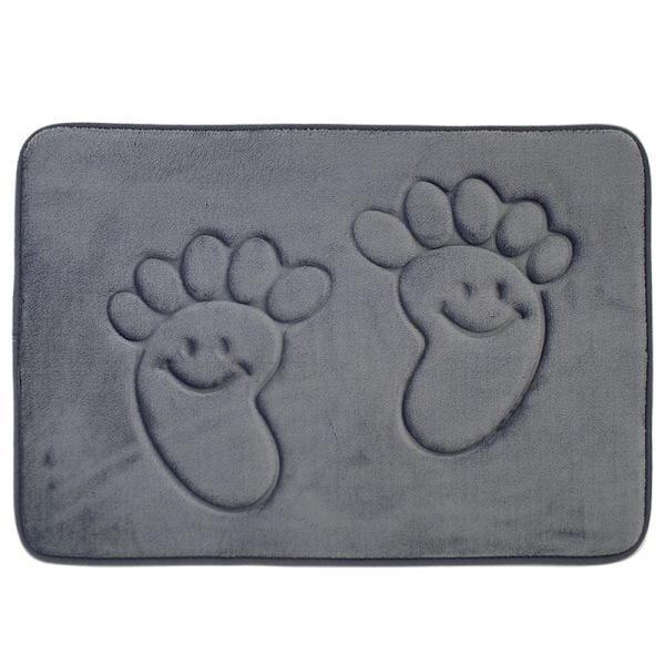 Paksuuntunut Memory Foam -lattiamatto Ovimatto Makuuhuone Keittiö Kylpyhuone Liukumaton Imukykyinen Matto, A04,