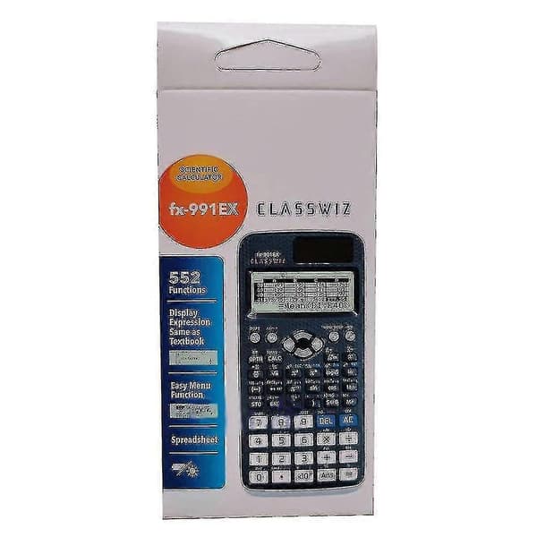 Fx-991ex / Fx-991es Plus Videnskabelig Lommeregner Sort Fx-991EX Fx-991EX