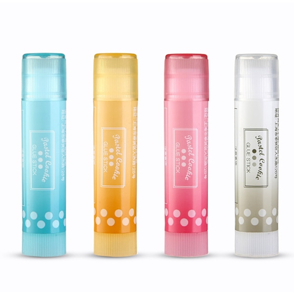 Mini Portabelt Limstift Barns Portabla Limstift Hög Viskositet Transparent Lim (Slumpmässig Färg)