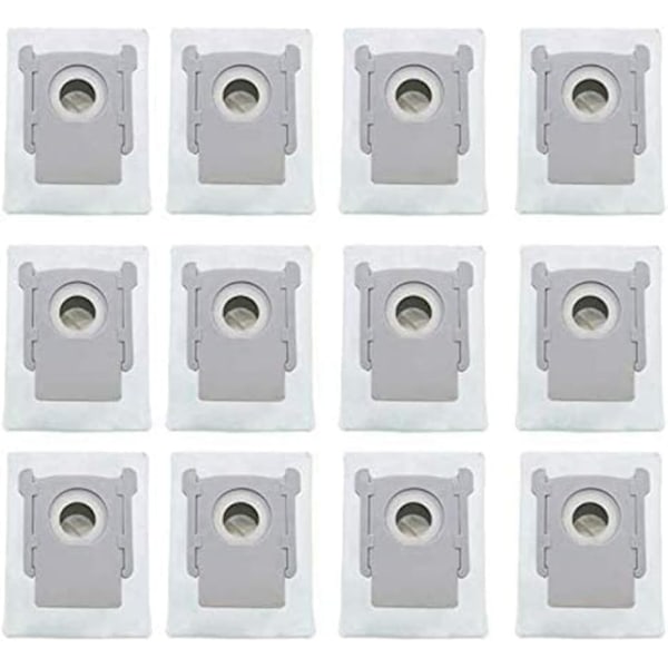 12 st dammsugarpåsar lämpliga för iRobot i7 dammsugartillbehör dammsugarpåse robot i7 e5 e6 S9 filterpåse non-woven påse