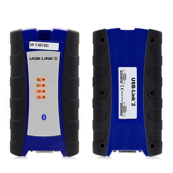 -2 USB Link 2 125032 Lastbil Interface Diagnostik med Software Bluetooth til Tung Lastbil Scanner