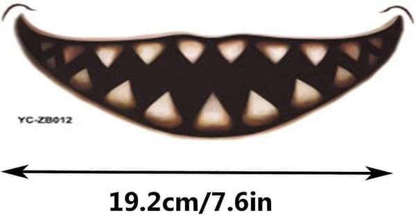 Uusi 12 arkin Halloween-graafinen tatuointitarra