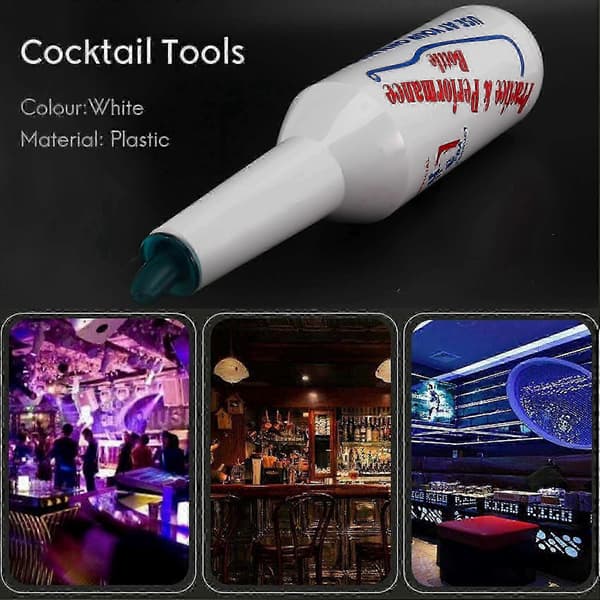 Professionel Flair Bartending Øveflaske - Hvid