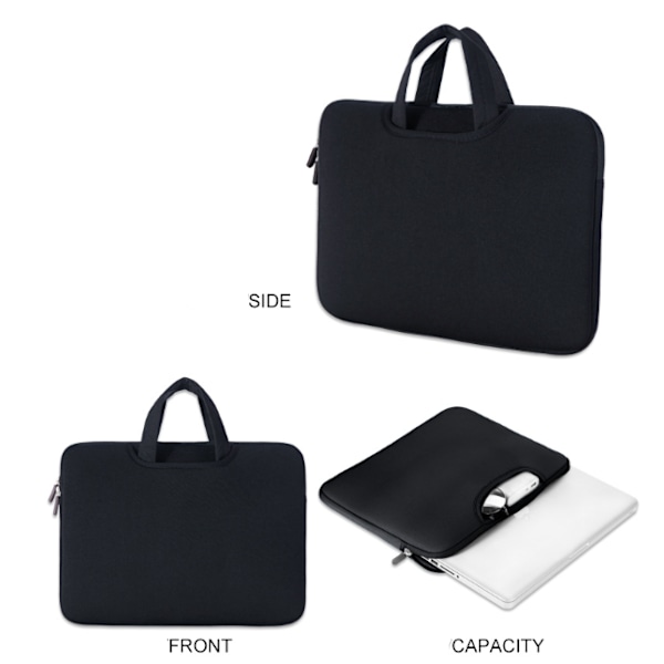 Laptop taske Sort Svart 15,6 tum