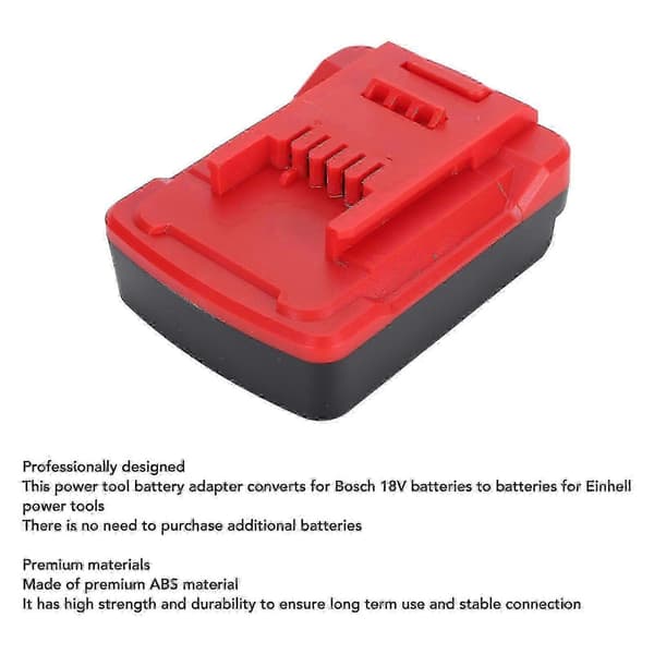 Bosch 18V til Einhell Elværktøj Batteri Adapter Konverter til Elektrisk Værktøj