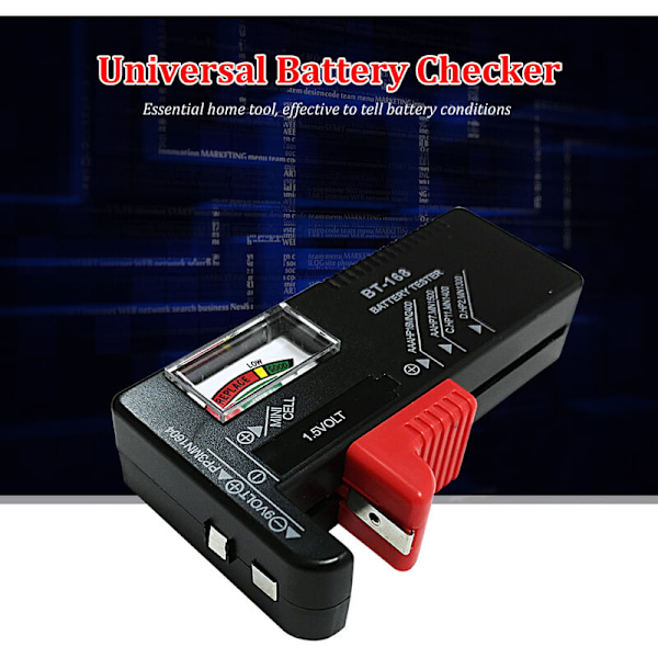 Digital Display Batteritester Detektor Pointer-168 Batteritestkort Emballage