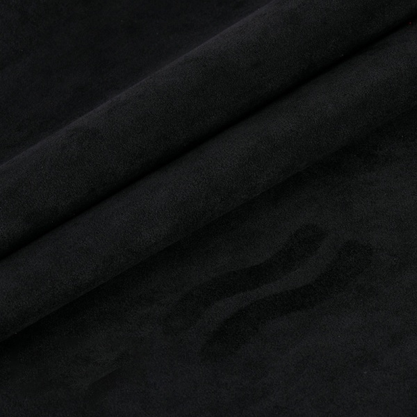 Självhäftande mockatygpatch Svart Svart XL