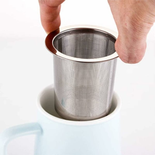 304 rustfrit stål tefilter lækage gitter tekande te lækage filter kaffekop lækage filter frugtjuice sojamælk filter lækage