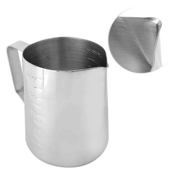 Smeltedigel til stearinlys i rustfrit stål, hældekande til stearinlys, gør-det-selv-værktøj til stearinlys (550 ml)
