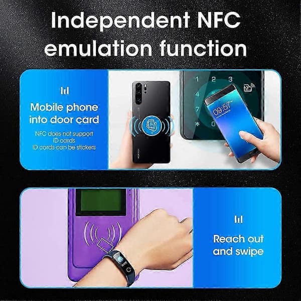 X100 RFID NFC Smart Card Reader Writer+5 X UID-kort RFID-duplikator ID IC-kortprogrammerer krypteret