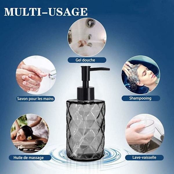 Tryk Kosmetikflaske 330ml Diamant 3