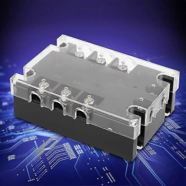 3-fas 40A AC Solid State Relä SSR Ingång 90-250VAC Last 24-480VAC TSR-40AA H