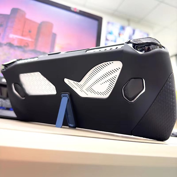 Beskyttelsesetui til ASUS Rog Ally spillekonsol med indbygget stativ Svart Sort