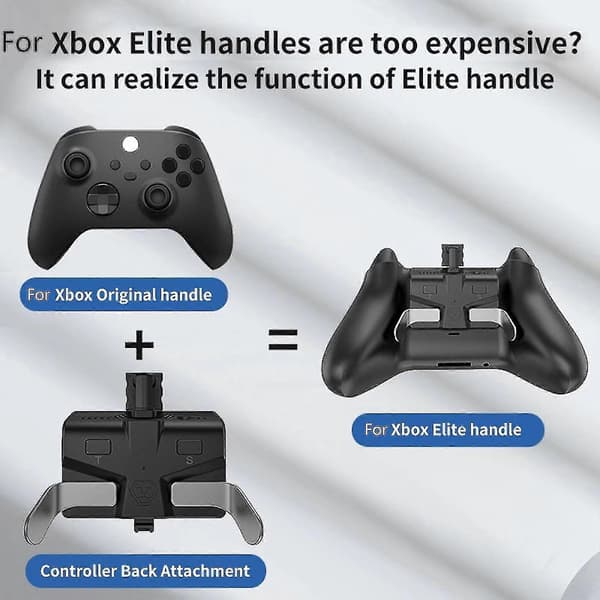 Xbox One/Series S X bagknap-tilbehør til controller