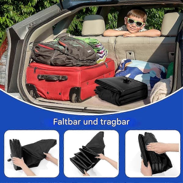 Vikbar duschbas för husbilscamping - Vattentät dräneringstältgolv