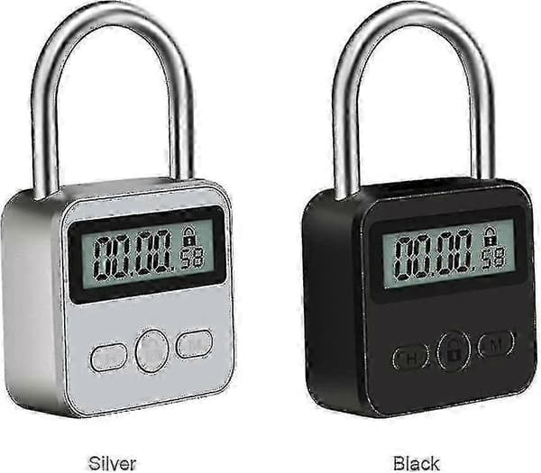 Elektronisk timerlås med LCD-display 99 timers maks. timing til smart rejse