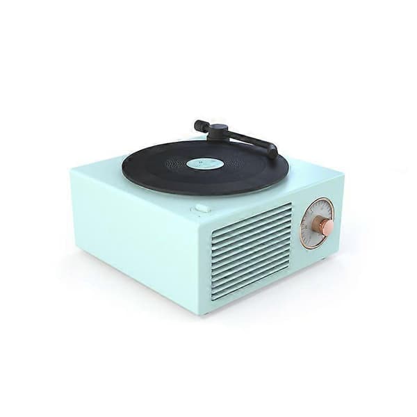 Ny trådløs Bluetooth-højttaler, retro vinylplade-cd-afspiller.