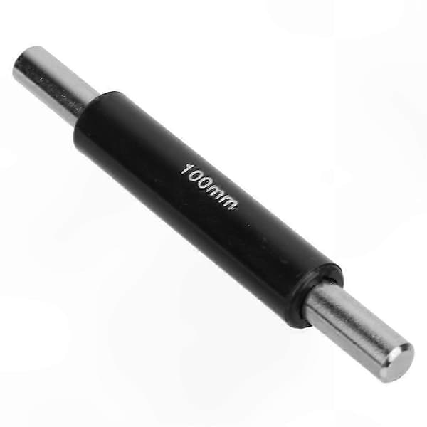 Kalibreringsstang til mikrometer og skydelære, 100 mm rustfrit stål standard