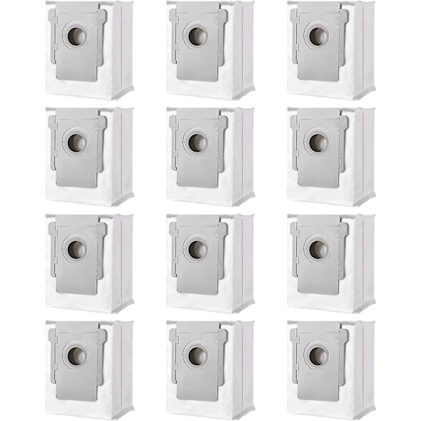 12 kpl yhteensopivia varaosapölypusseja Irobot I7 I7+ / I7 Plus E5 E6 E7 S9 -malleille, pölynimuritarvikkeet Roomba I7 -malleille, Clean Basic -pölynimurille