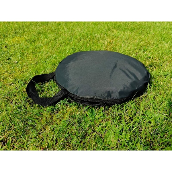 2-i-1 Pop UP Flip-Up Fodboldmål - Fodboldmål på den ene side - Skydemål indbygget i målet på den anden side - Bæretaske inkluderet, Superma, Sort